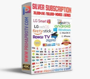Silver Subscription 1-Month Cheap IPTV Subscription